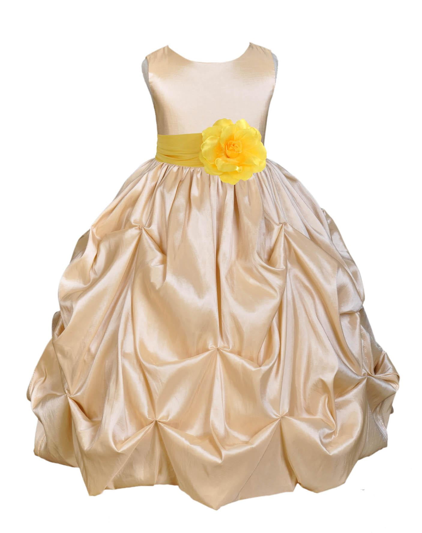 Champagne Flower Girl Dresses